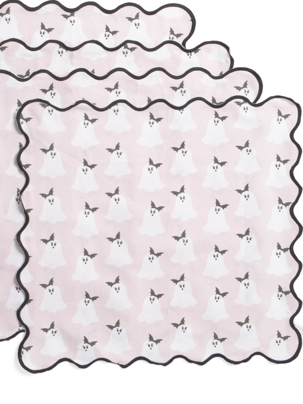 London Kaye 4Pc. Pretty Ghost Napkin Set